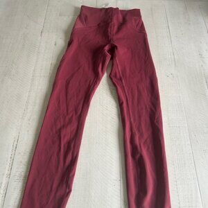 Lululemon Burnt Red Leggings